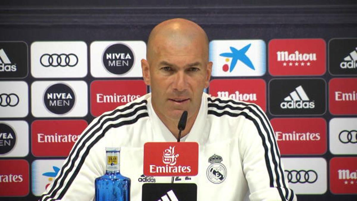 Zidane: "La eliminación del Barça no mejora nuestra temporada"