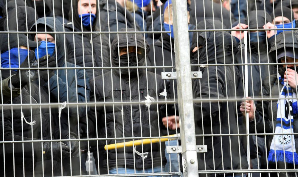 Nueve heridos en el Hamburgo-Hertha de Berlin