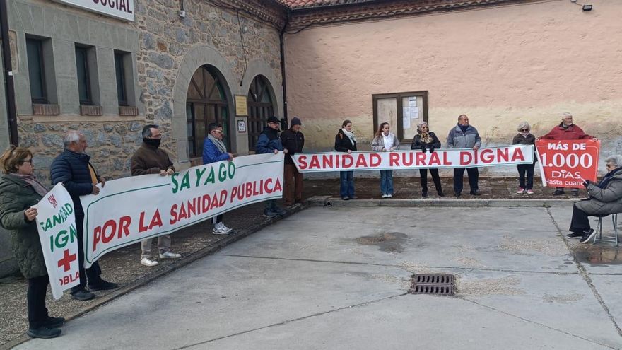 Los sayagueses que pelean por una &quot;sanidad digna&quot; llegan a 175 concentraciones