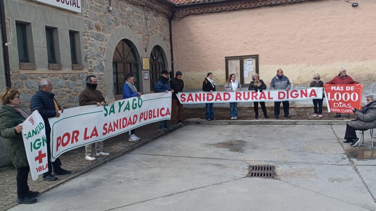 Concentración número 175 por la sanidad en Sayago