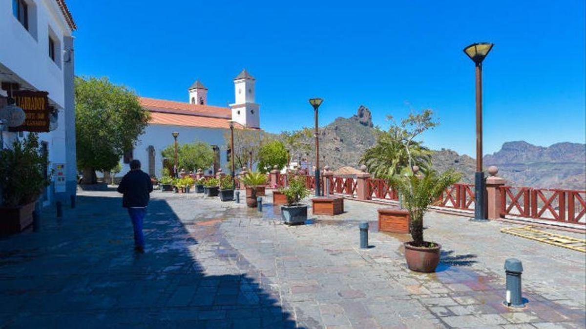 Paisaje en Tejeda.