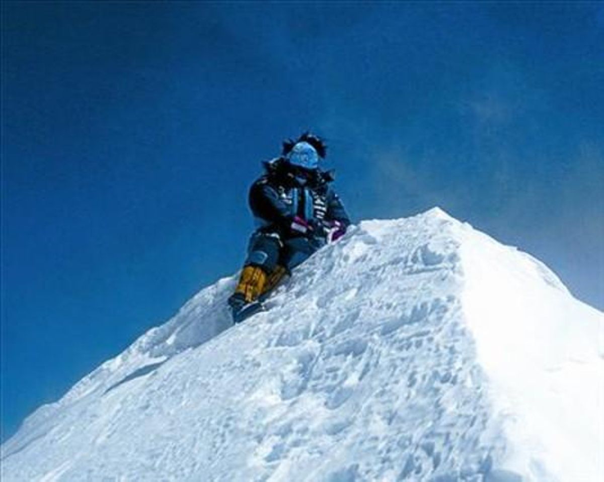 Pasaban, al cim de l’Annapurna, al Nepal, el 17 d’abril. Pasaban, al cim de l’Annapurna, al Nepal, el 17 d’abril.