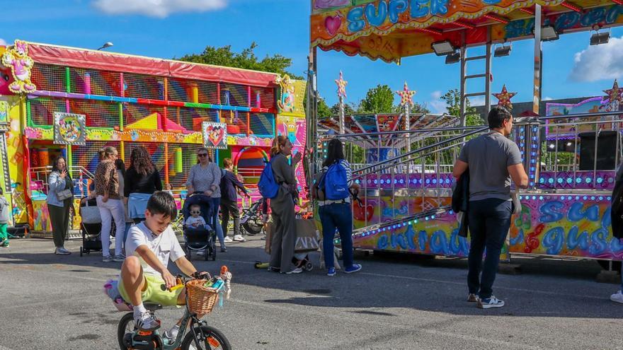 Atracciones de las fiestas de Santa Rita del pasado año. | Iñaki Abella