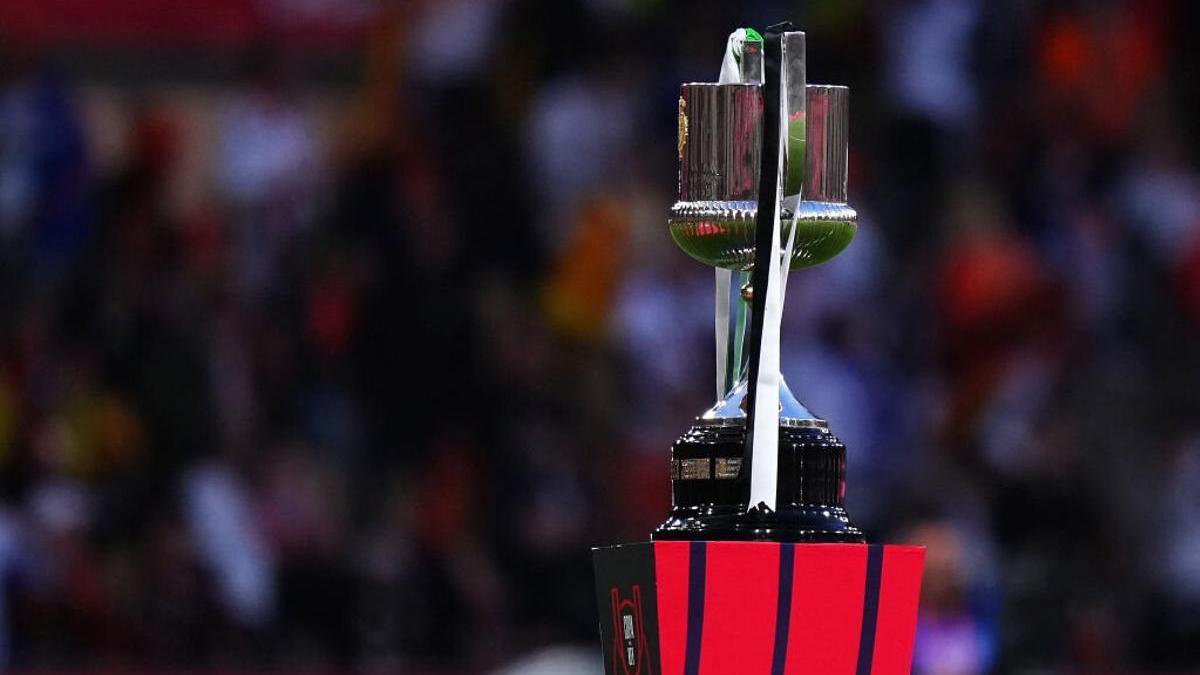 Imagen de la Copa del Rey en el estadio de La Cartuja.