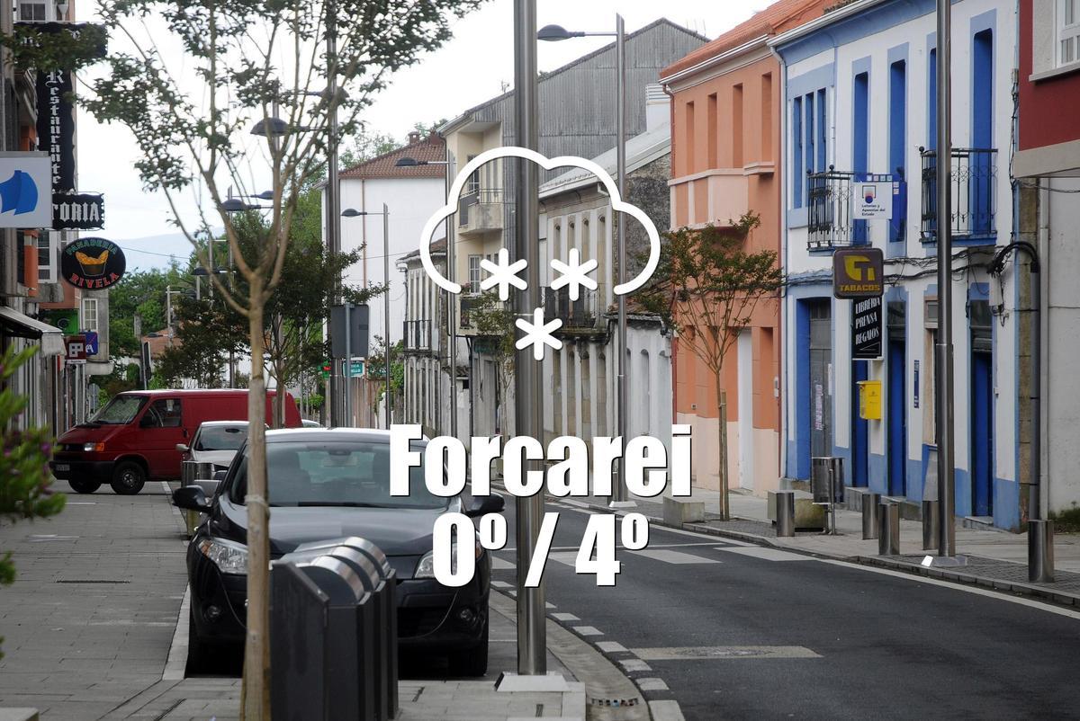 El tiempo en Forcarei: previsión meteorológica para hoy, viernes 23 de enero