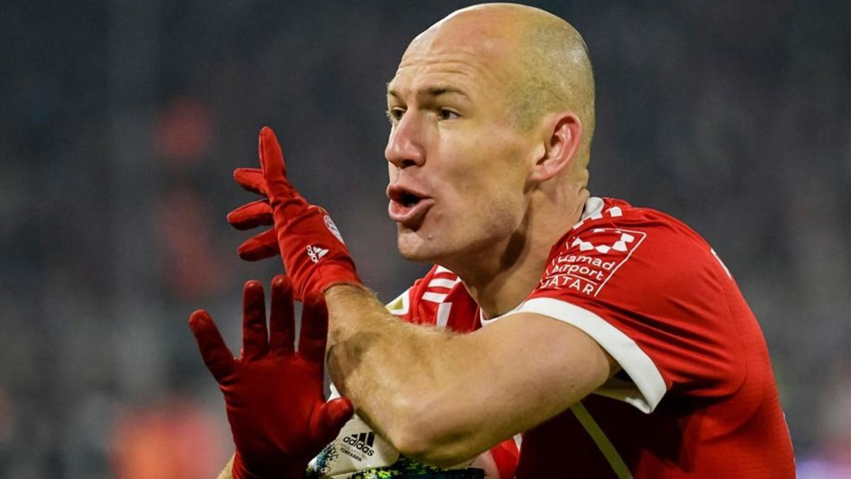 Robben, de 34 años, quiere seguir un par de temporadas más en el Bayern