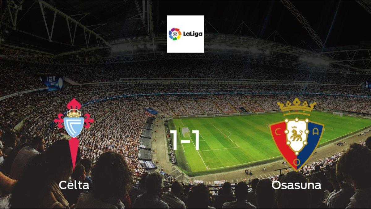 Osasuna claim draw vs Celta: 1-1 at Municipal de Balaidos