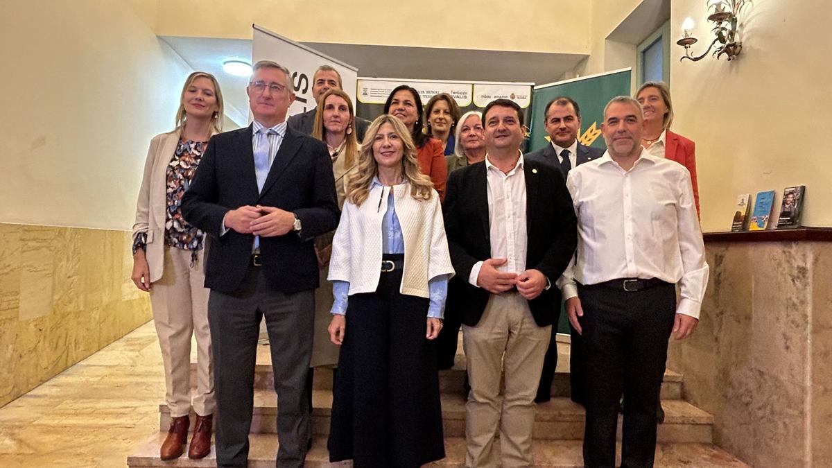 La vicepresidenta del Gobierno de Aragón, Mar Vaquero, en la presentación del congreso.