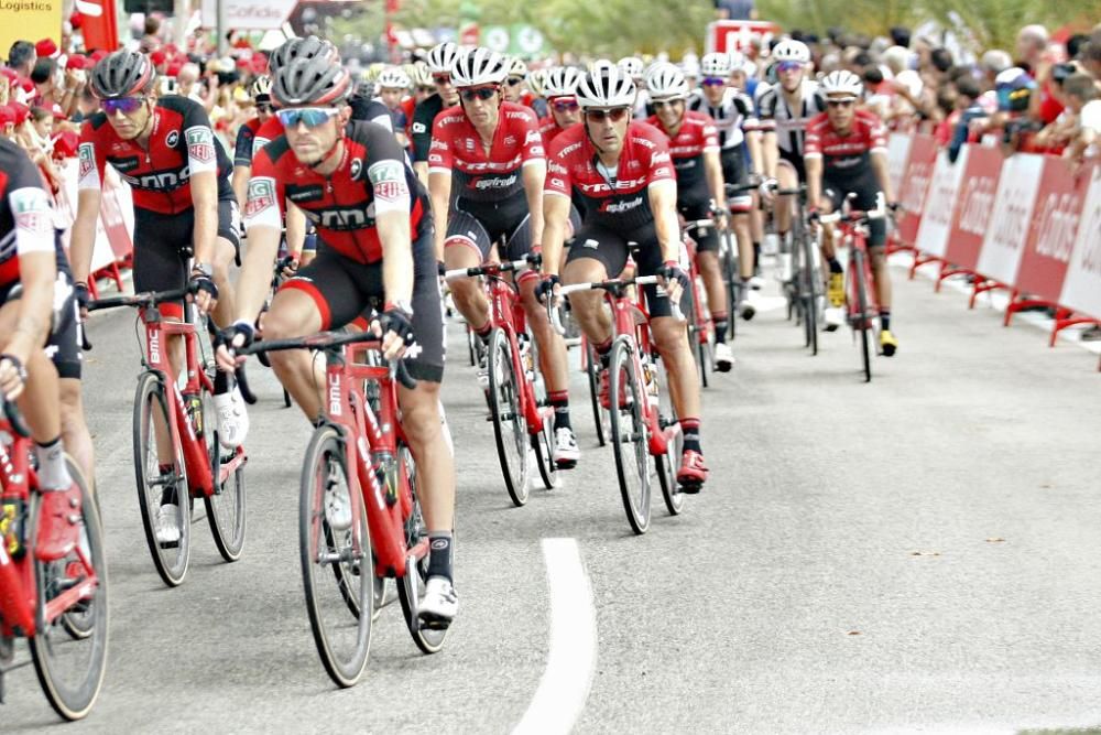 La Vuelta a España a su llegada a Alhama de Murcia