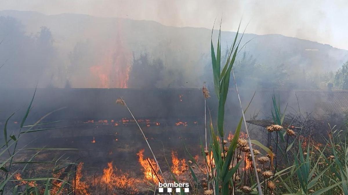 Incendio de este martes en Martorell