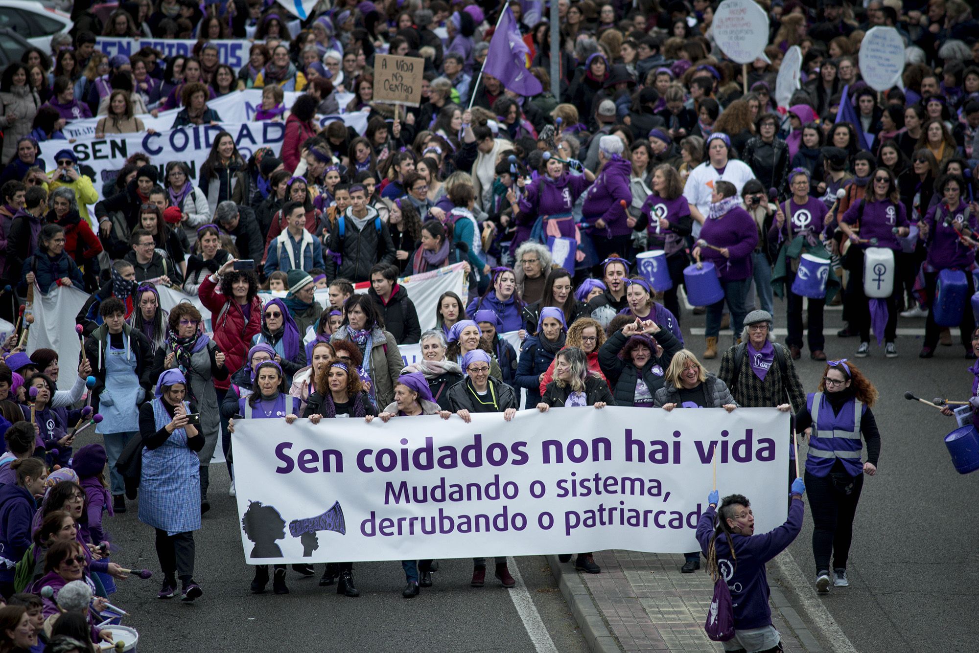 Manifestación feminista por el 8M en Verín en 2020 Brais Lorenzo.jpg