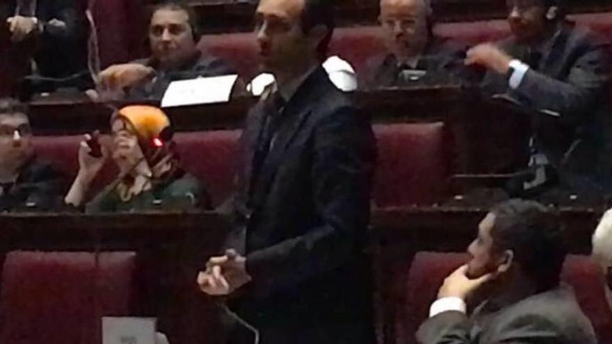 José Ramón Bauzá en la Cámara de Diputados de Italia.