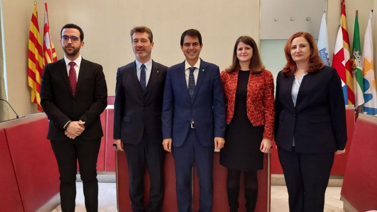 Els representants de les ciutats agermanades d’Igualada | AJ IGUALADA