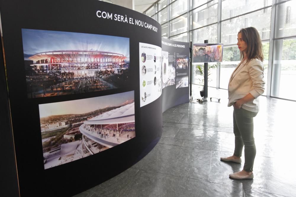 La mostra itinerant de l'Espai Barça passa per Girona