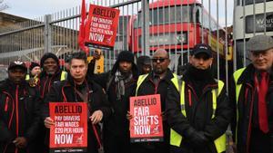 Bus workers strike over pay and working conditions
