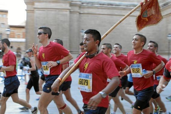 Auf der Strecke des Mallorca Marathons