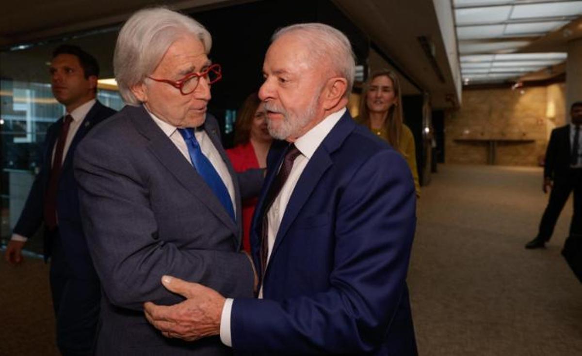 Sánchez Llibre y Lula da Silva.