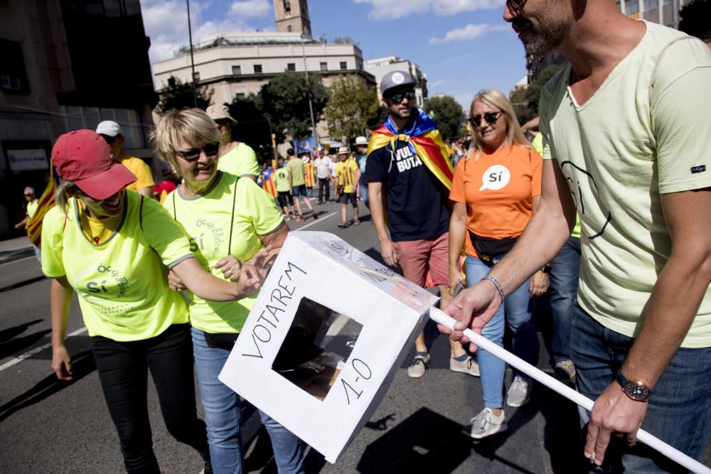 La Diada de l'11 de setembre a Catalunya