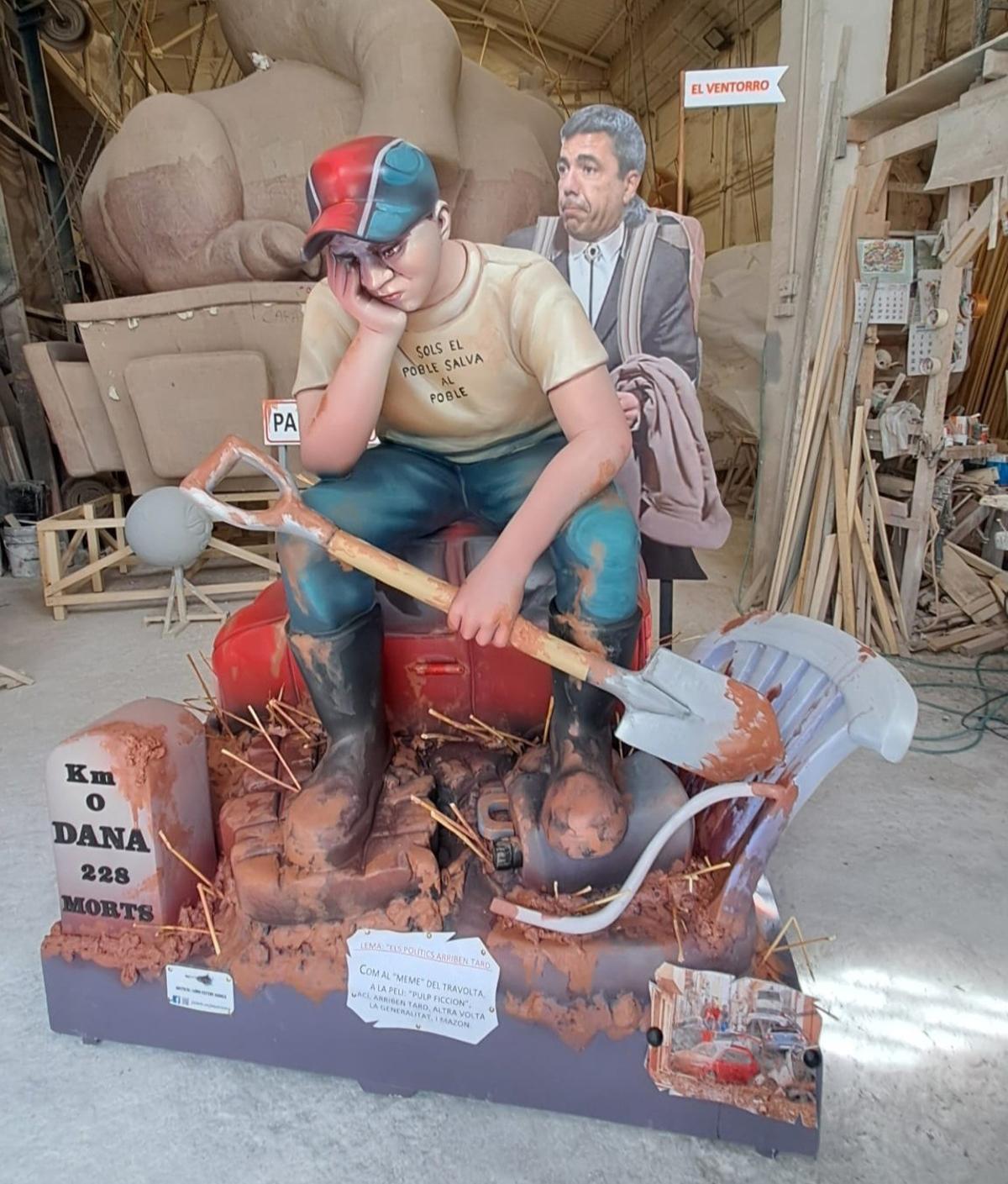 El ninot de la polémica.