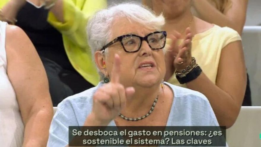 Una jubilada, aplaudida en el plató de &#039;laSexta Xplica&#039; por su reflexión sobre las pensiones