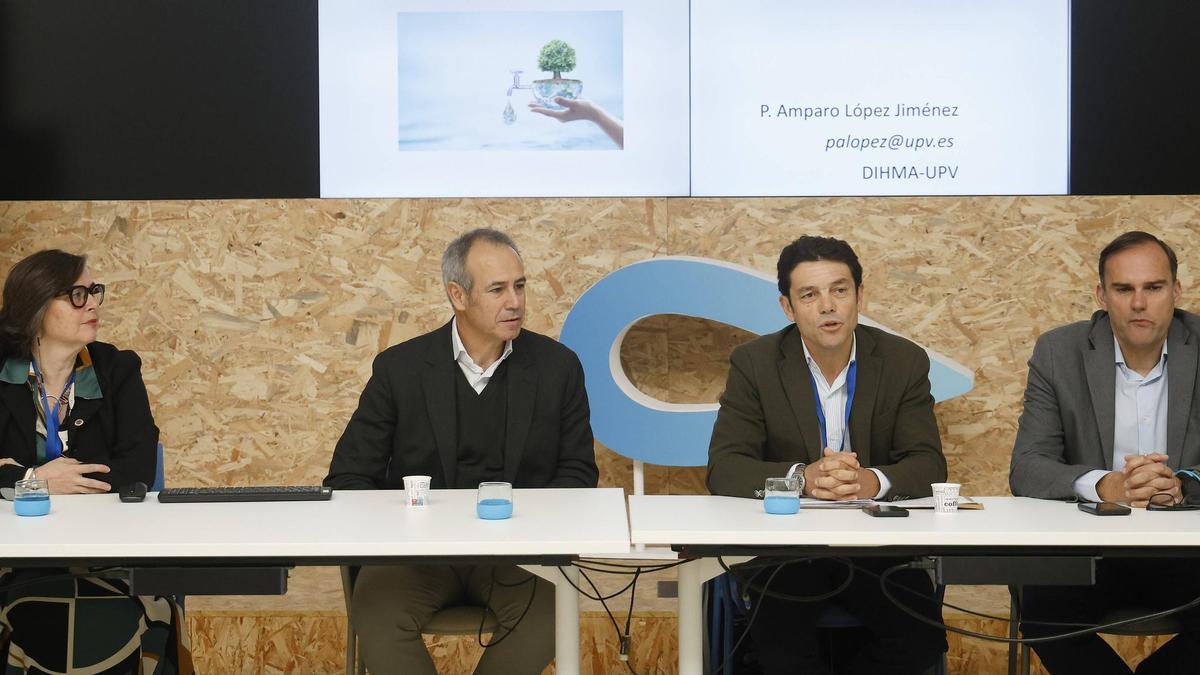 López, García Comín, Mundina y Fajardo han presentado las actividades de la Semana del Agua.