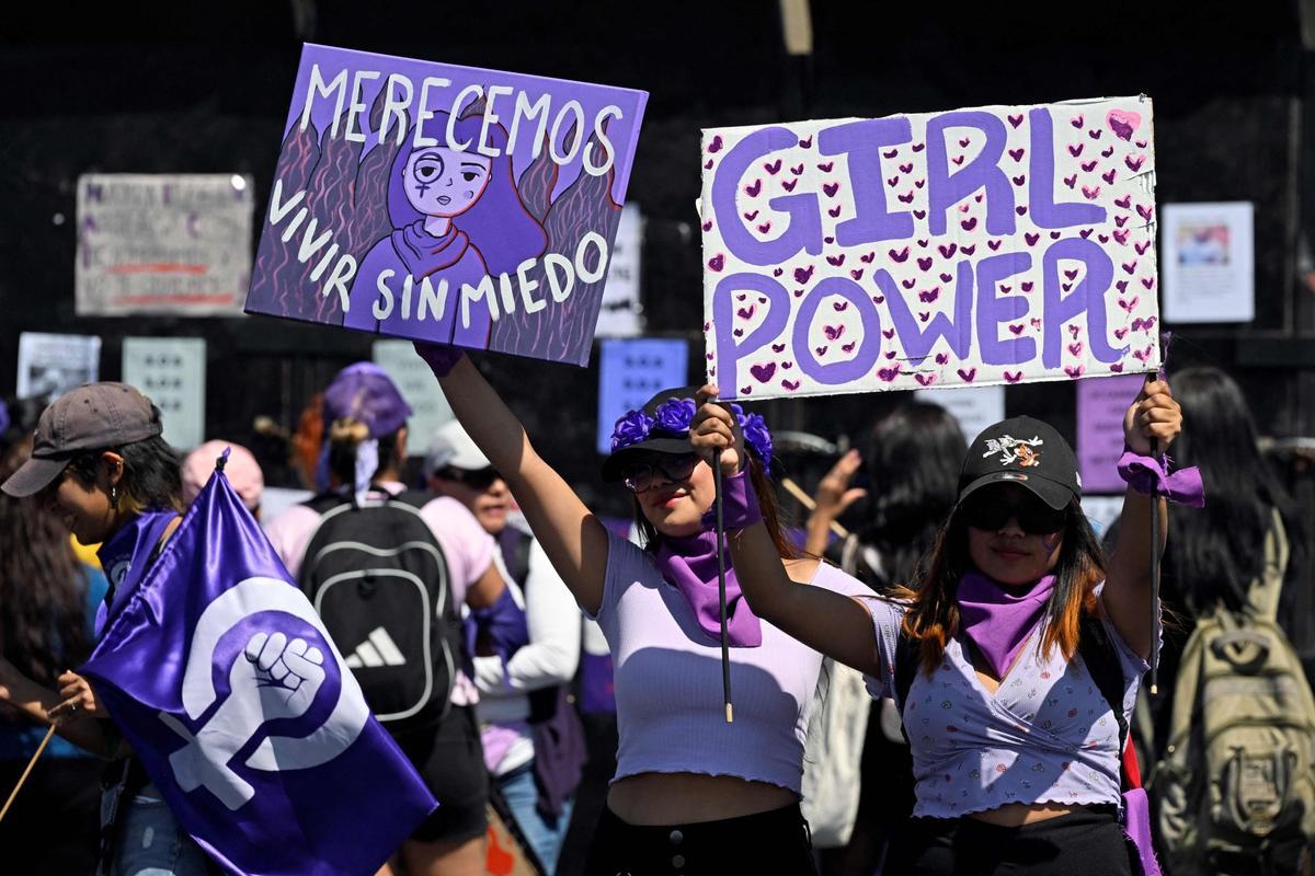 8M Celebración del Día internacional de la mujer en el mundo, Ciudad de México.