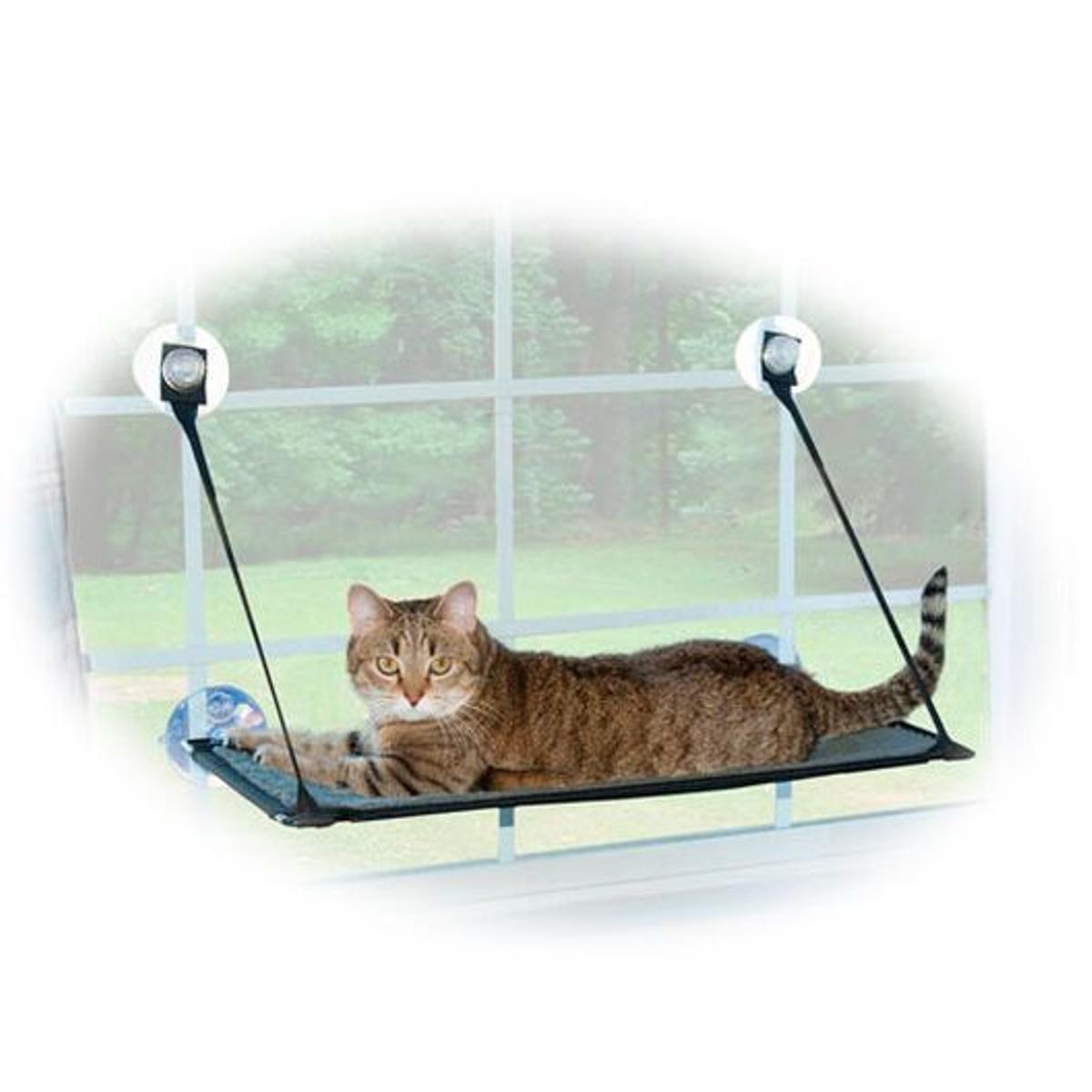 Cama para gatos tipo hamaca con ventosas para ventana