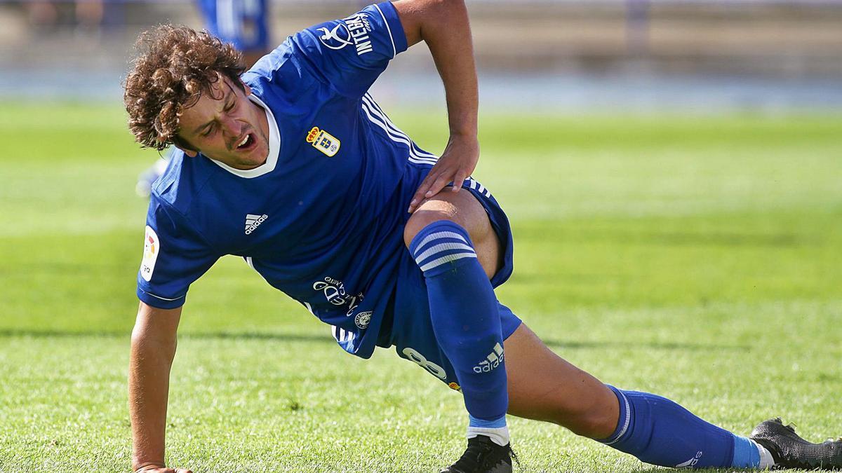 Sangalli, en un encuentro de pretemporada.