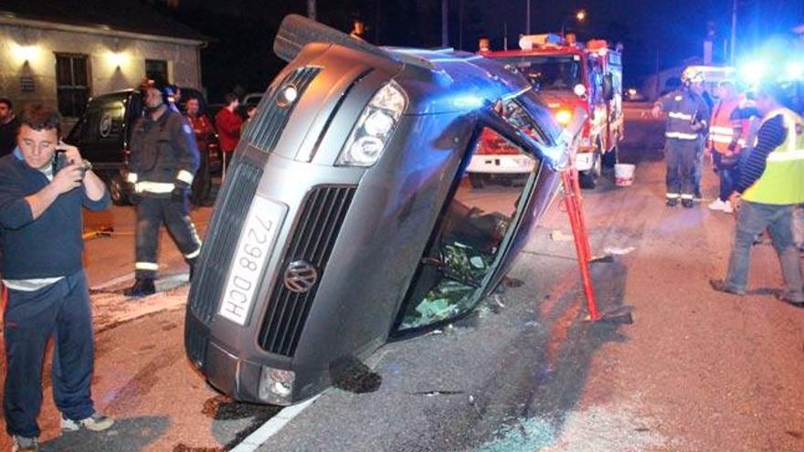 Un accidente en Tomiño se salda con un herido grave