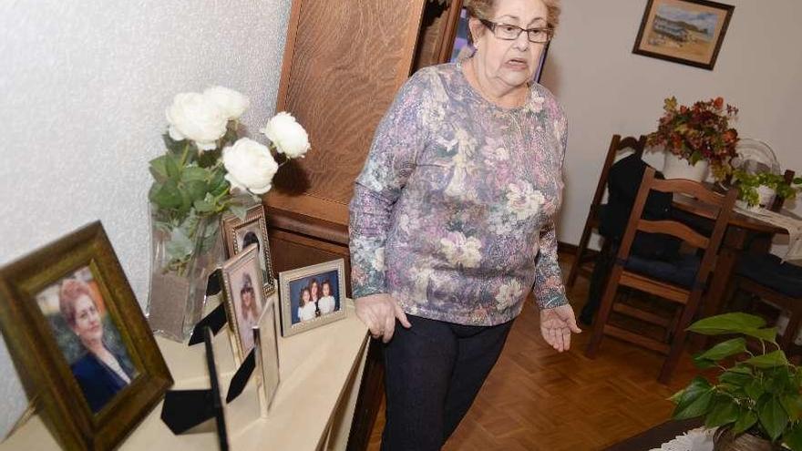 Rosa Díaz Sirgo, en su casa.