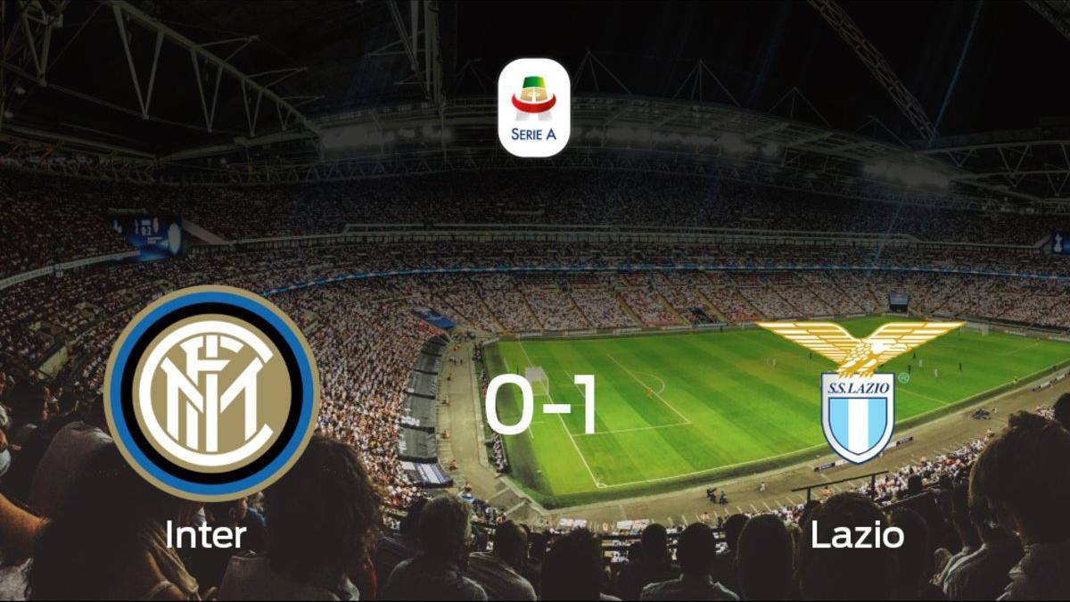 El Lazio ganó 0-1 en casa del Inter