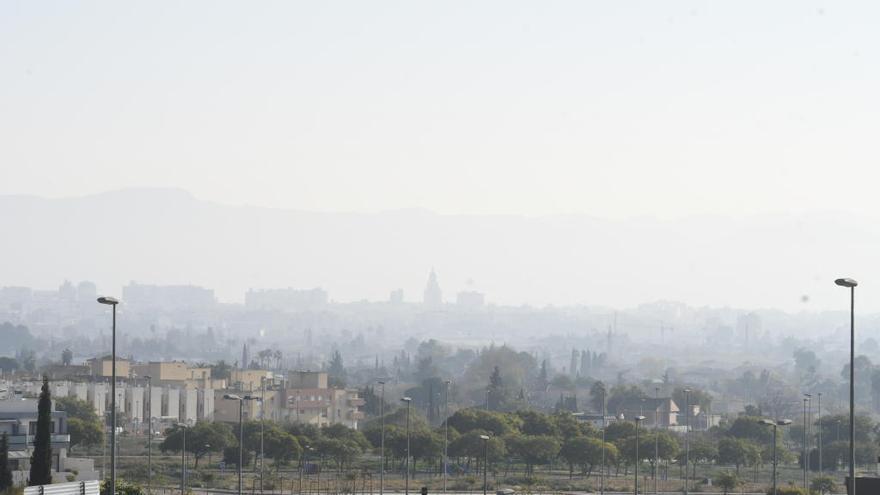 Contaminación atmosférica en Murcia.