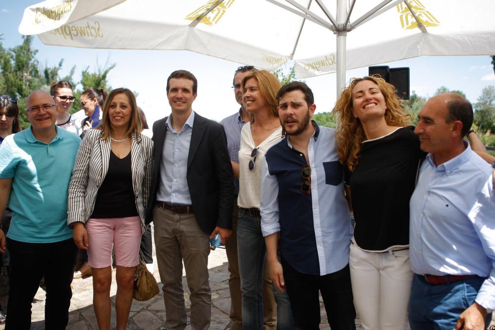 Visita de Pablo Casado y Martínez-Maíllo