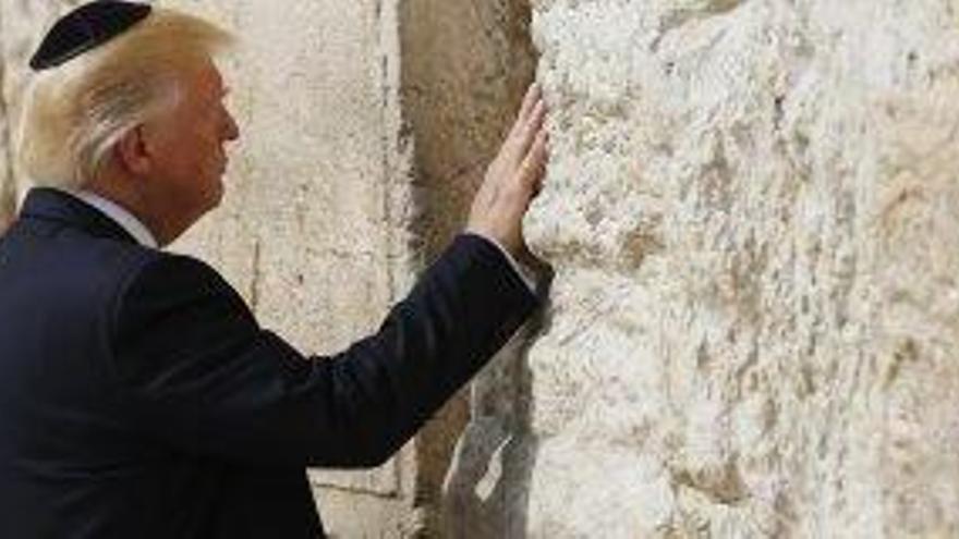 Trump al Mur de les Lamentacions