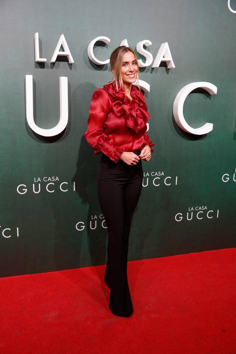 María Pombo en la premiére de 'La casa Gucci'