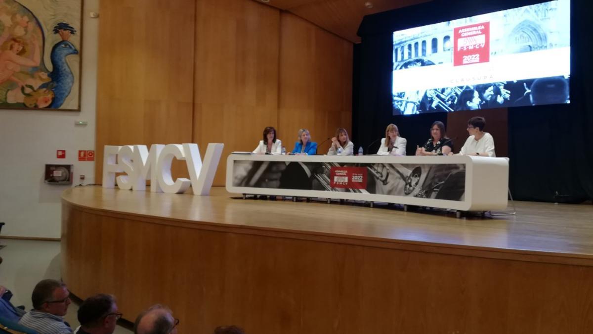 La alcaldesa de Segorbe, Mª Carmen Climent, participó en la clausura de la asamblea.