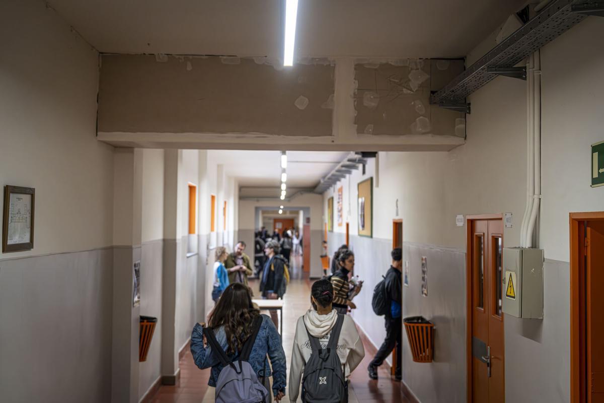 Imagen de archivo en un instituto de Barcelona.