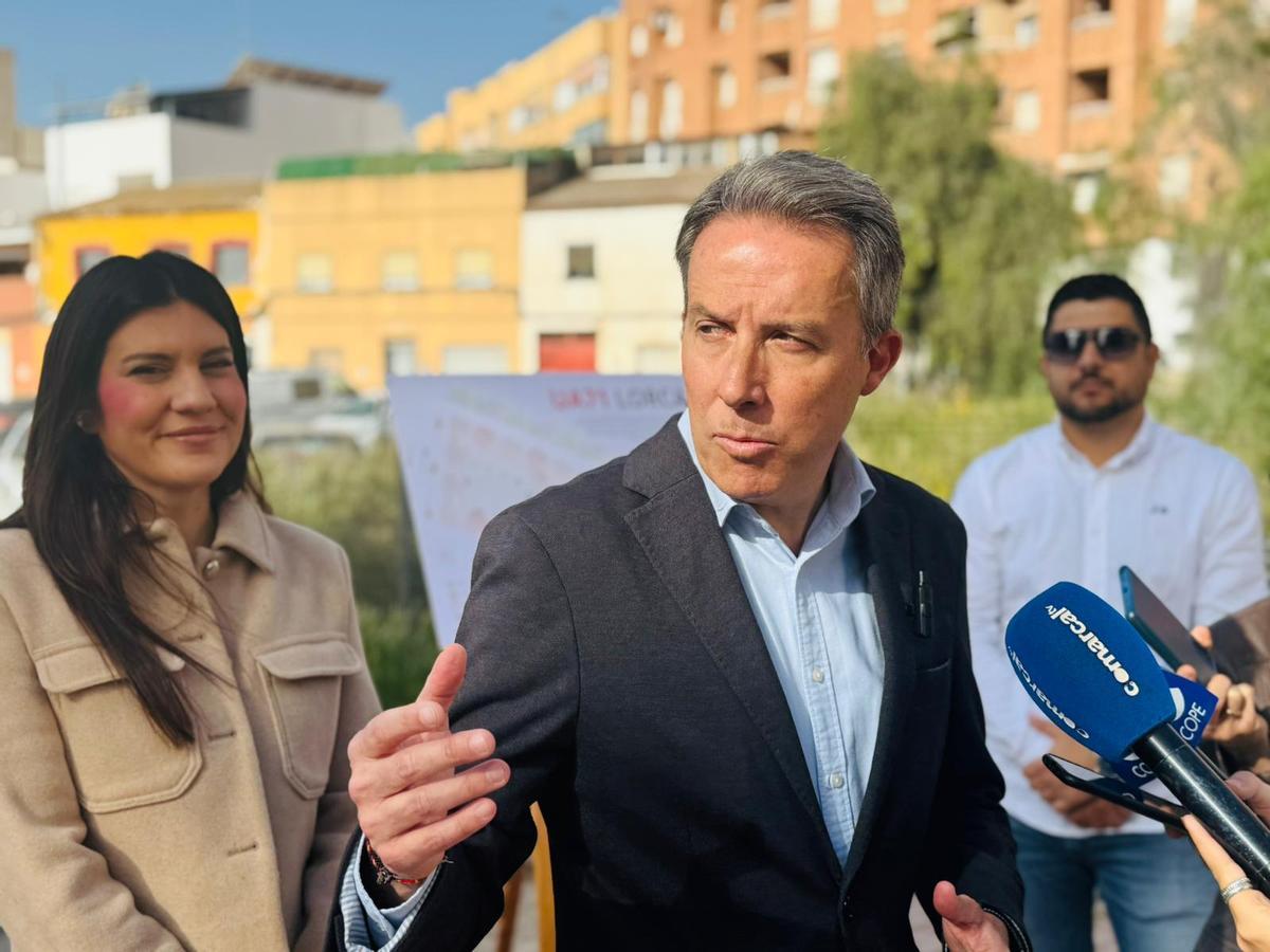 Fulgencio Gil, este jueves en el lugar.