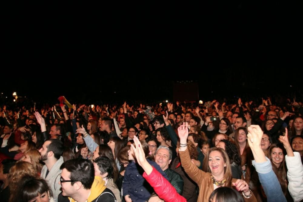 Carlos Baute en las Fiestas de Primavera de Murcia