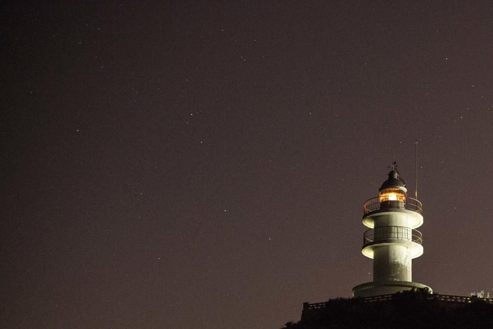 Imágenes espectaculares de los faros de Alicante