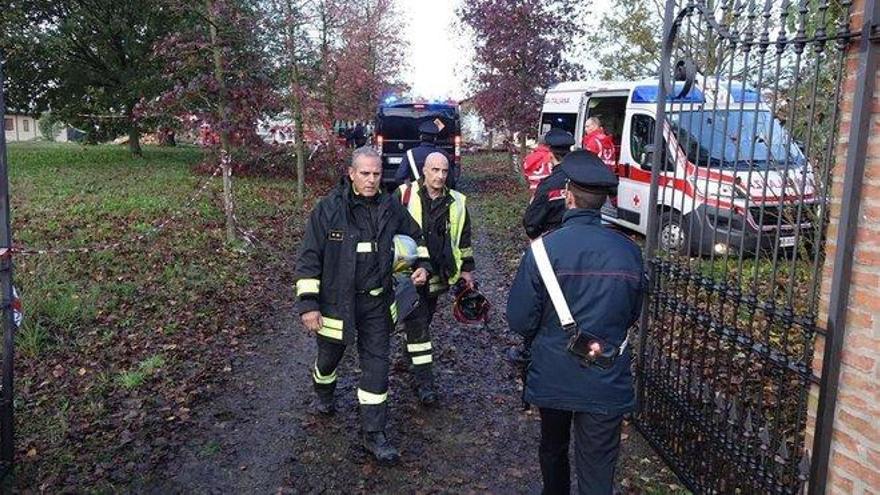 Tres bomberos italianos mueren en una explosión intencionada