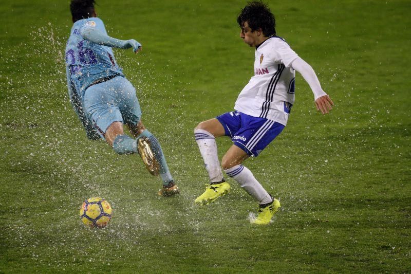 Imágenes del Real Zaragoza-Barcelona B