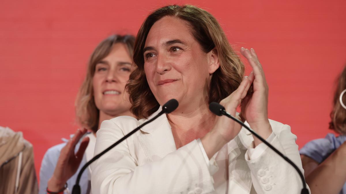 Barcelona en Comú en La Paloma por la noche de elecciones, con Ada Colau