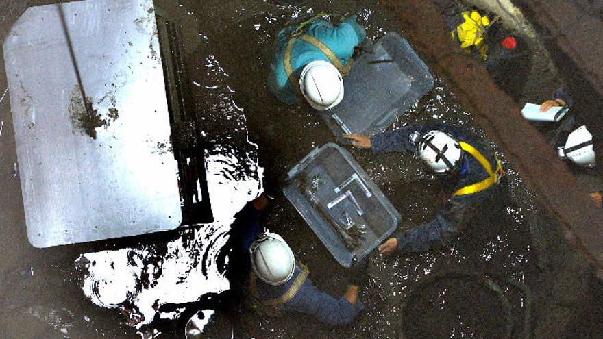 Las excavaciones en Tenoya ya han identificado restos  de siete personas