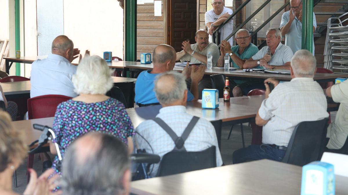 Imagen de archivo de la última asamblea de la Asociación de Vecinos La Marjaleria, en 2019.