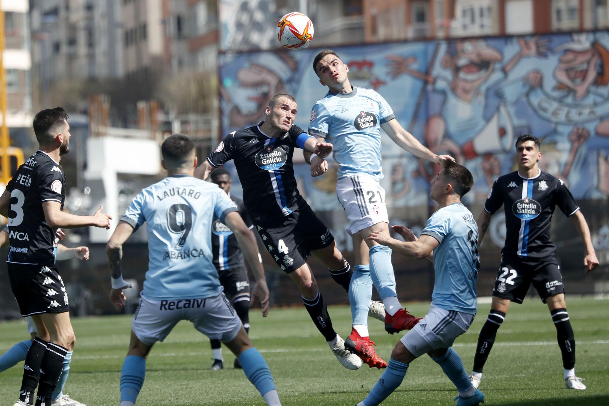 Las mejores imágenes del Celta B - Dépor