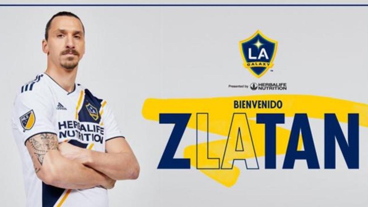 Ibrahimovic y su escueta manera de anunciar su llegada a los Galaxy