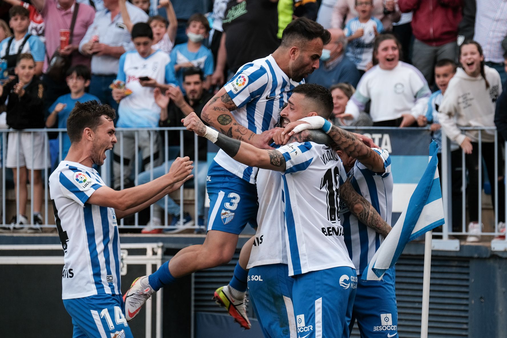 Las imágenes del Málaga CF - Real Valladolid