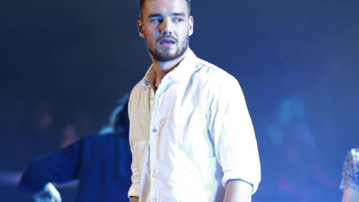 Liam Payne, de concierto en un balcón