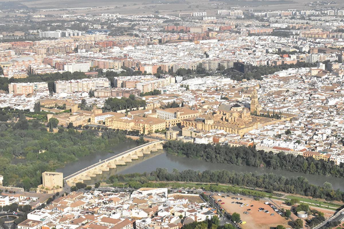 Córdoba a vista de avión